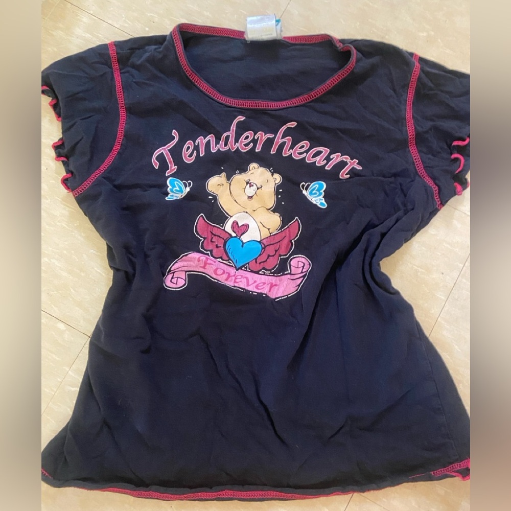 Vintage Care-bear top/baby-tee 🧸💞